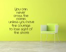 You Can Never Quotes Wall Decal Motivational Vinyl Art Stickers